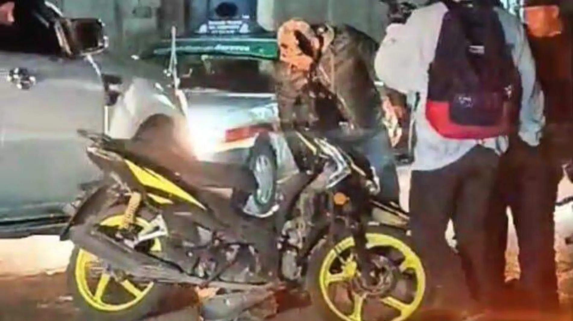 motociclista atropellado